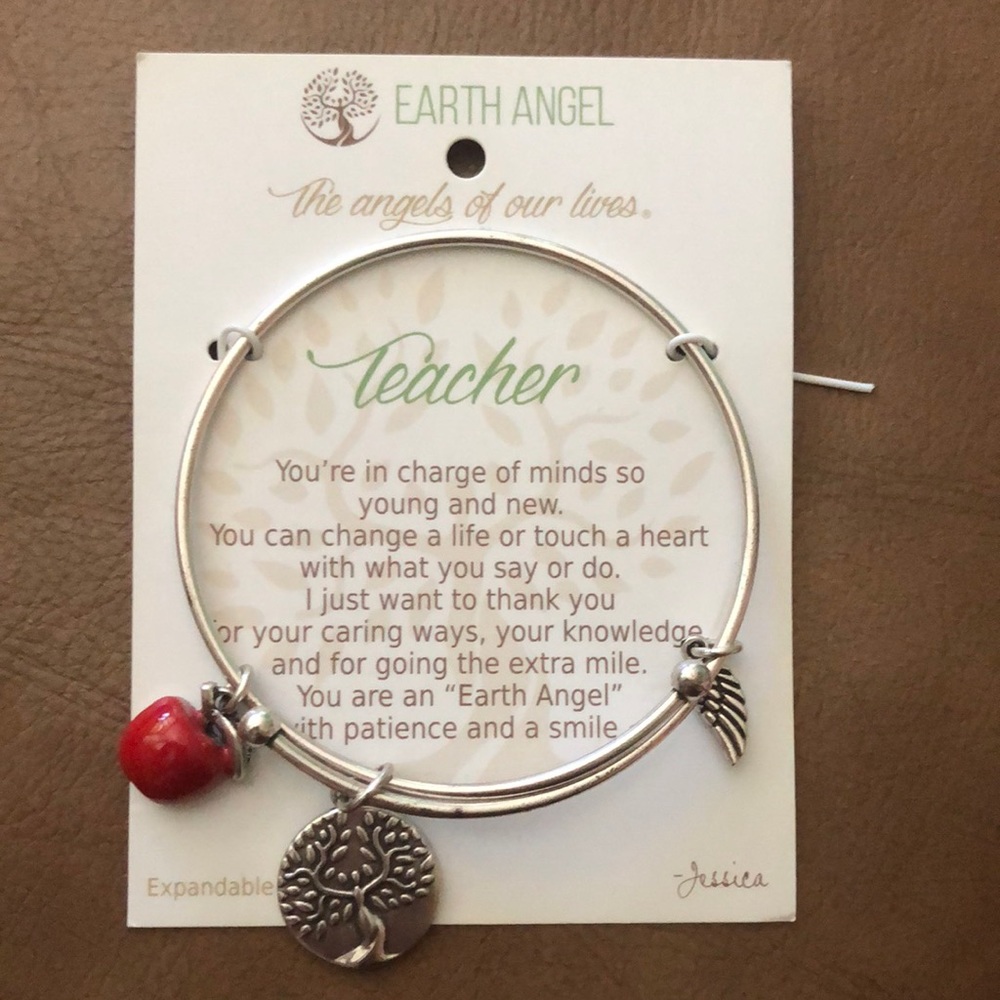 Earth Angel Charm Bracelet for Teachers